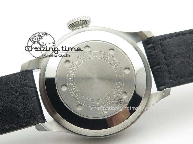 MIROTIME 0207 Timeless Big Pilot Real PR IW500901 ZF 1:1 Best Edition On Black Leather Strap A 7340